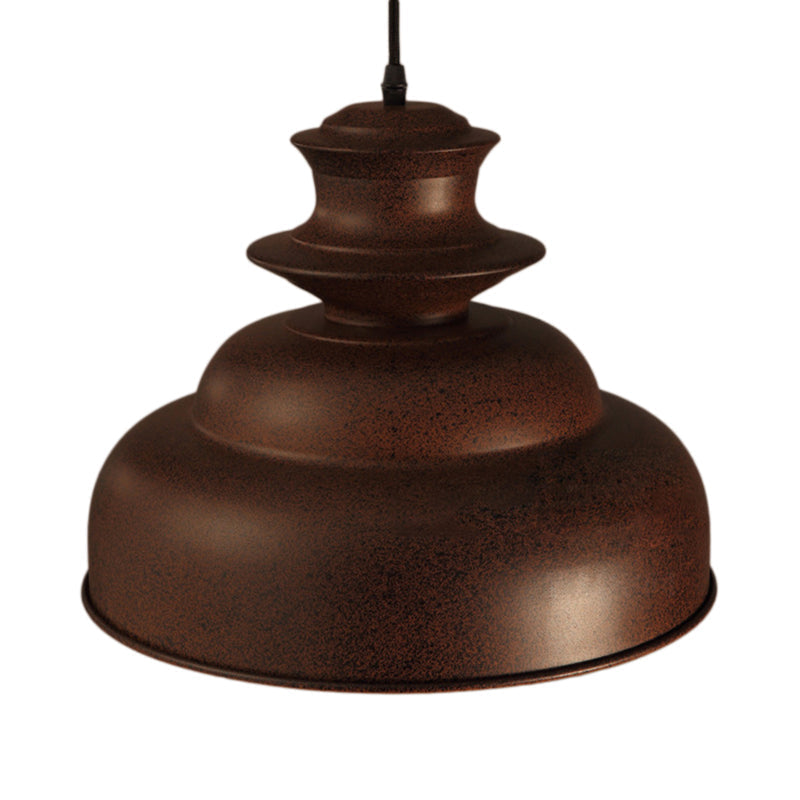Bronze Double Bubble Pendant Light - Vintage Style For Indoor Spaces