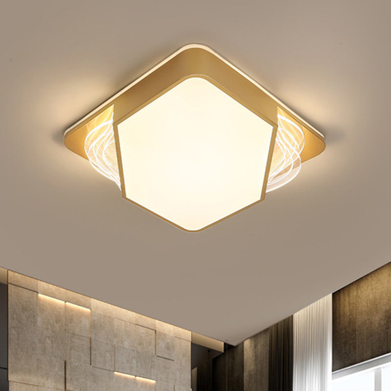 Contemporary Gold Flush Mount Led Ceiling Light In Warm/White 18/21.5/35.5 Width
Or
Modern - Width