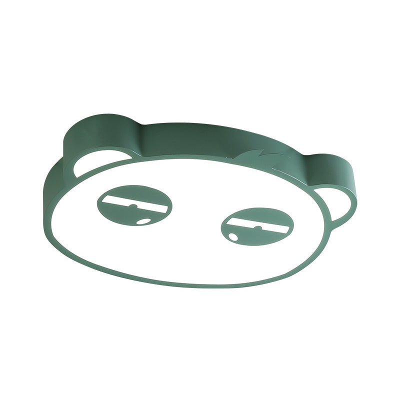 Here Are Two Options:
1. Panda Flushmount Nursery Light - Colorful Animal Led Ceiling Lamp
2.