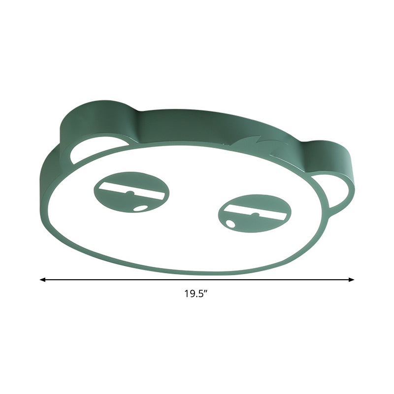 Here Are Two Options:
1. Panda Flushmount Nursery Light - Colorful Animal Led Ceiling Lamp
2.
