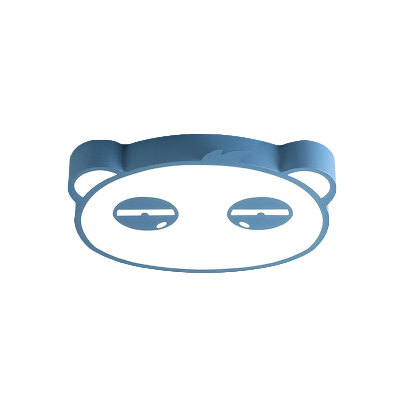 Here Are Two Options:
1. Panda Flushmount Nursery Light - Colorful Animal Led Ceiling Lamp
2.