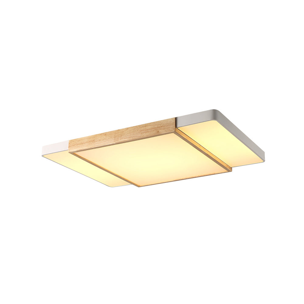 Nordic Style Wood And Metal Ceiling Lights
Alternatively:
Squared Lights In Metal
Modern With Design