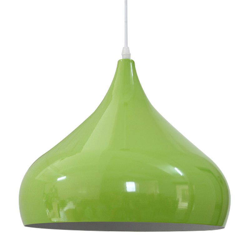 12.5/16.5 Wide Dome Pendant Lighting Modern Iron Hanging Light - 1 Black/White/Red
Note: Although
