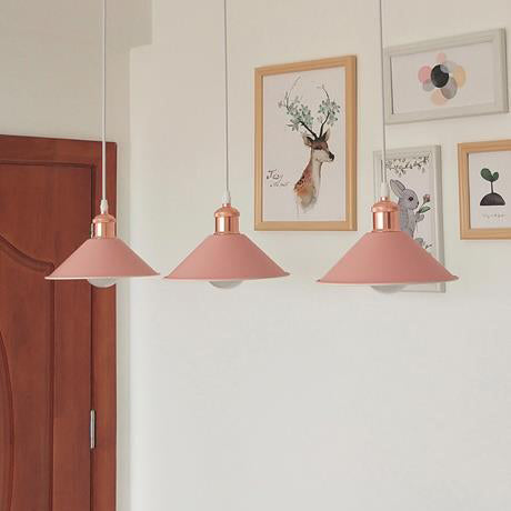 Modernist Conical Suspended Lamp - 1 Light Hanging Fixture In Black/White For Living Room