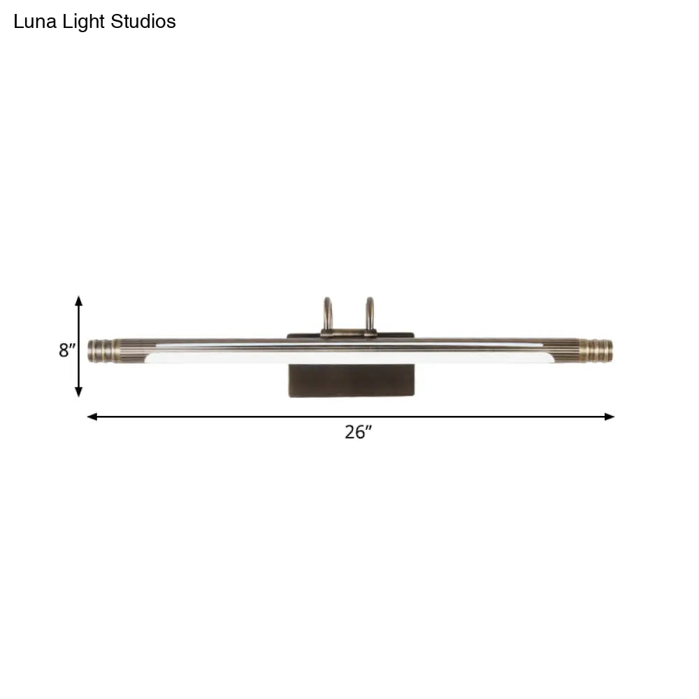 Bronze Vanity Light Led Wall Mounted Lamp White/Warm 21/26W