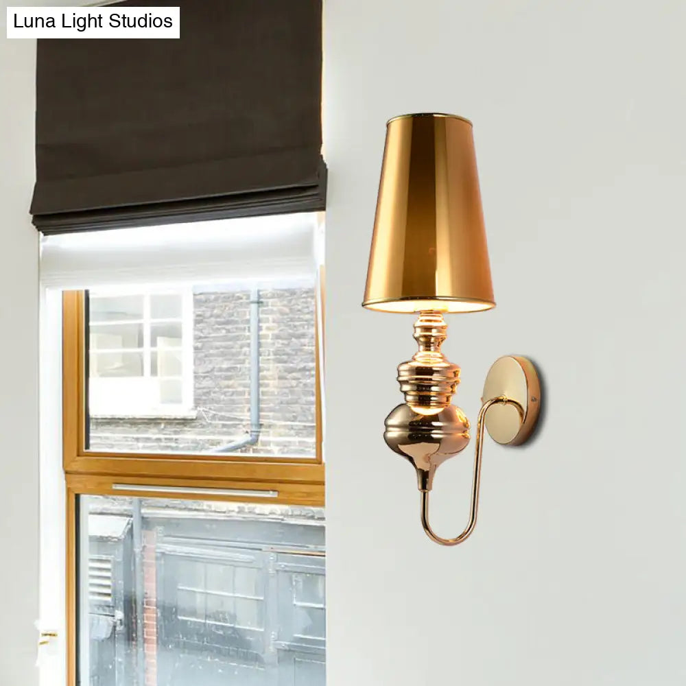 Contemporary Fabric Barrel Wall Mount Light - Bedroom Sconce (Black/Silver/White)