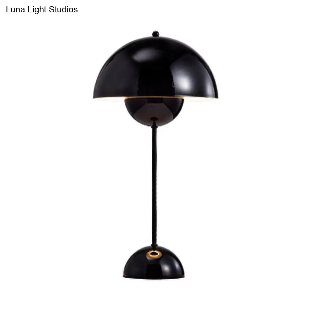 Macaroon Finish Table Lamp With Dome Shade Ideal For Study Room Or Reading Nook