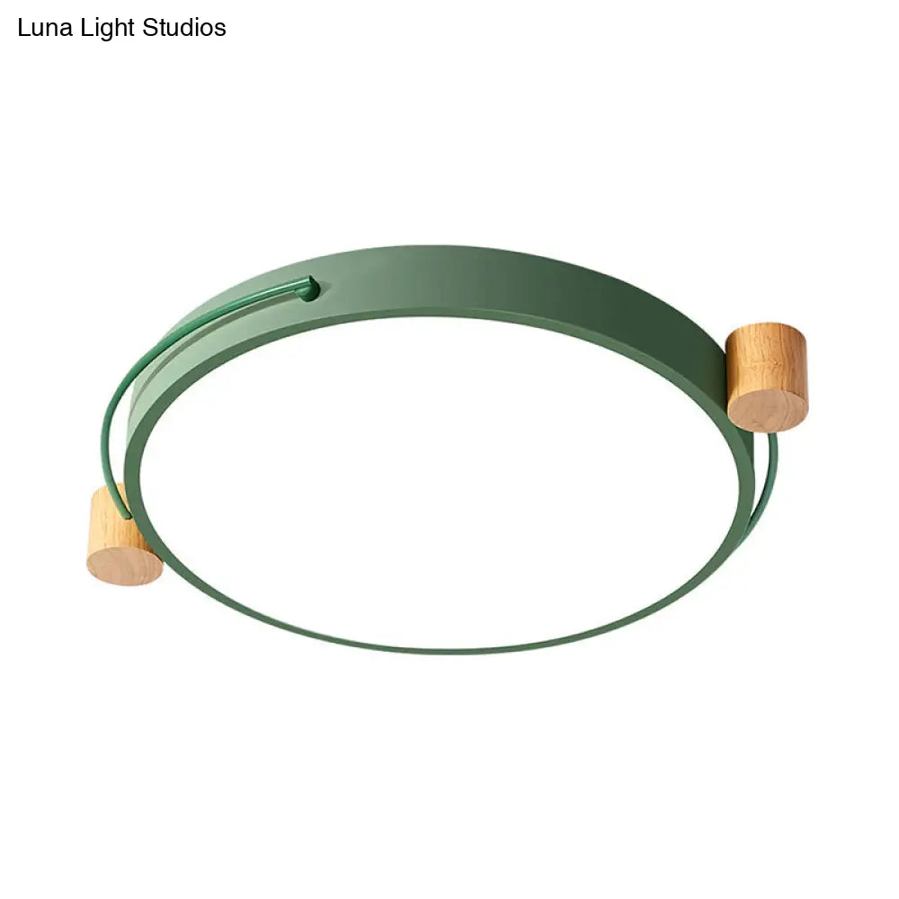 Minimalist Oval Led Ceiling Mount Light In 3 Colors Lengths - Perfect For Bedrooms!