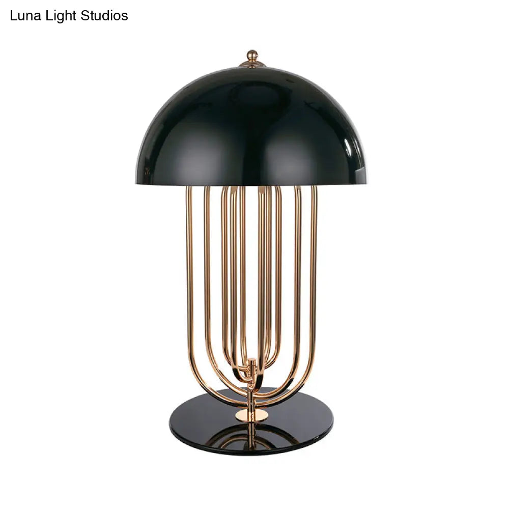 Modern Black Nightstand Lamp With Metal Shade Perfect For Reading
Or
Sleek 1 Bulb Ideal Reading