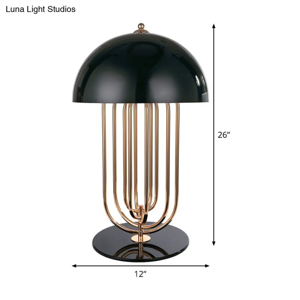 Modern Black Nightstand Lamp With Metal Shade Perfect For Reading
Or
Sleek 1 Bulb Ideal Reading