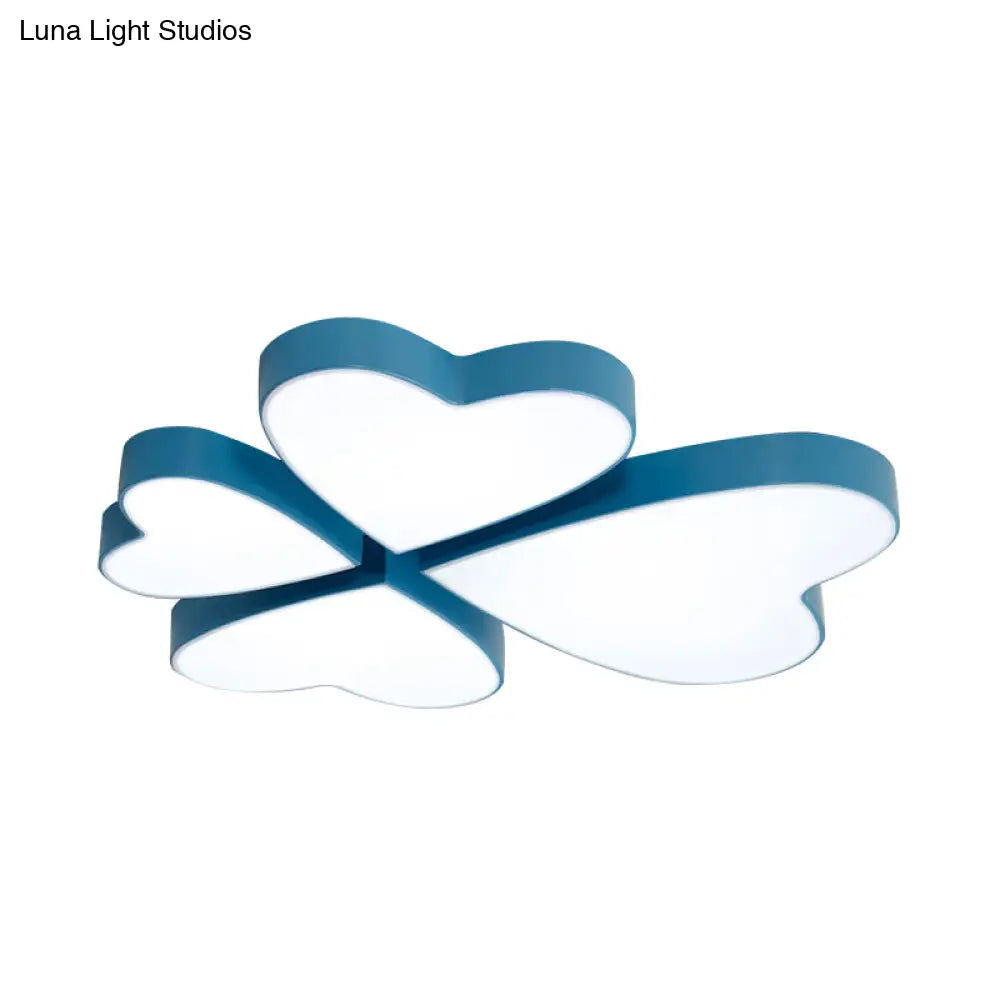 Modern Led Acrylic Flush Mount Ceiling Light For Living Room - Contemporary Lighting