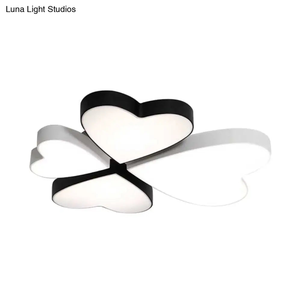 Modern Led Acrylic Flush Mount Ceiling Light For Living Room - Contemporary Lighting