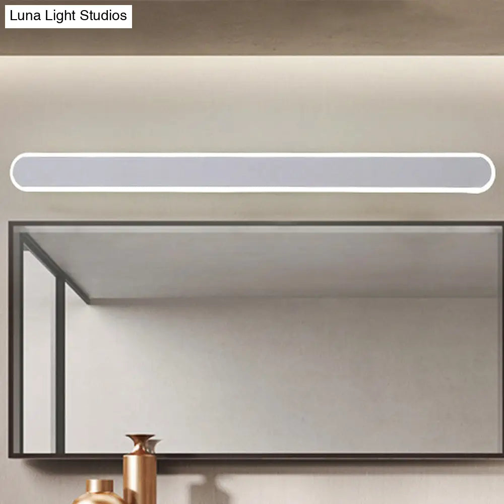 Modern Led Vanity Lamp For White Bathroom Mirror - Available In White/Warm Light 3 Sizes