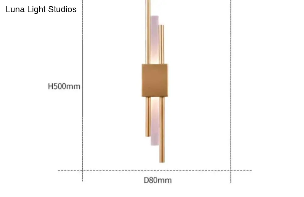 Modern Light Luxury Bedroom Copper Wall Lamp Copper Wall Lamps