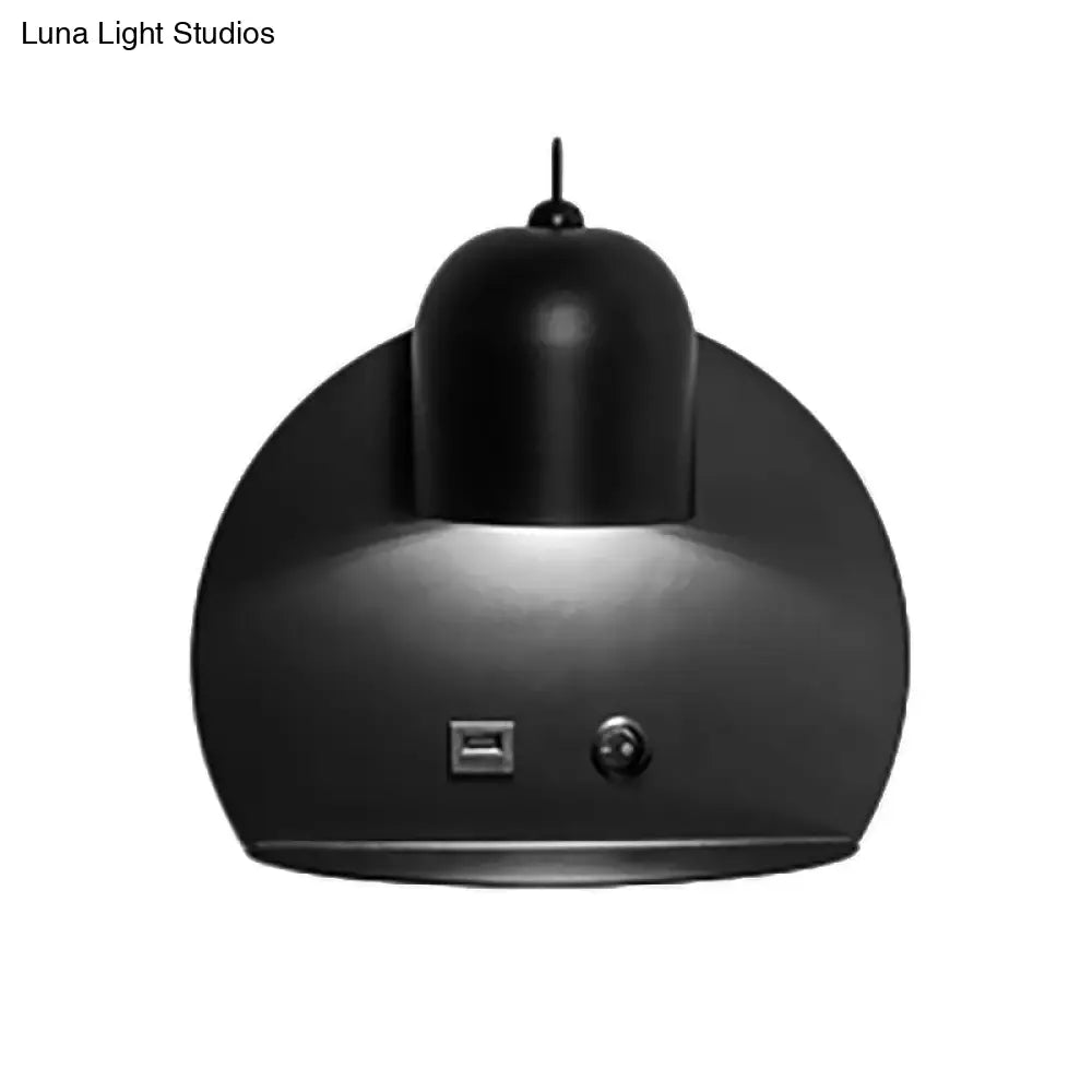 Modern Metal Wall Lamp With 1 Light For Study - Simple & Sleek Design Versatile Lighting Support