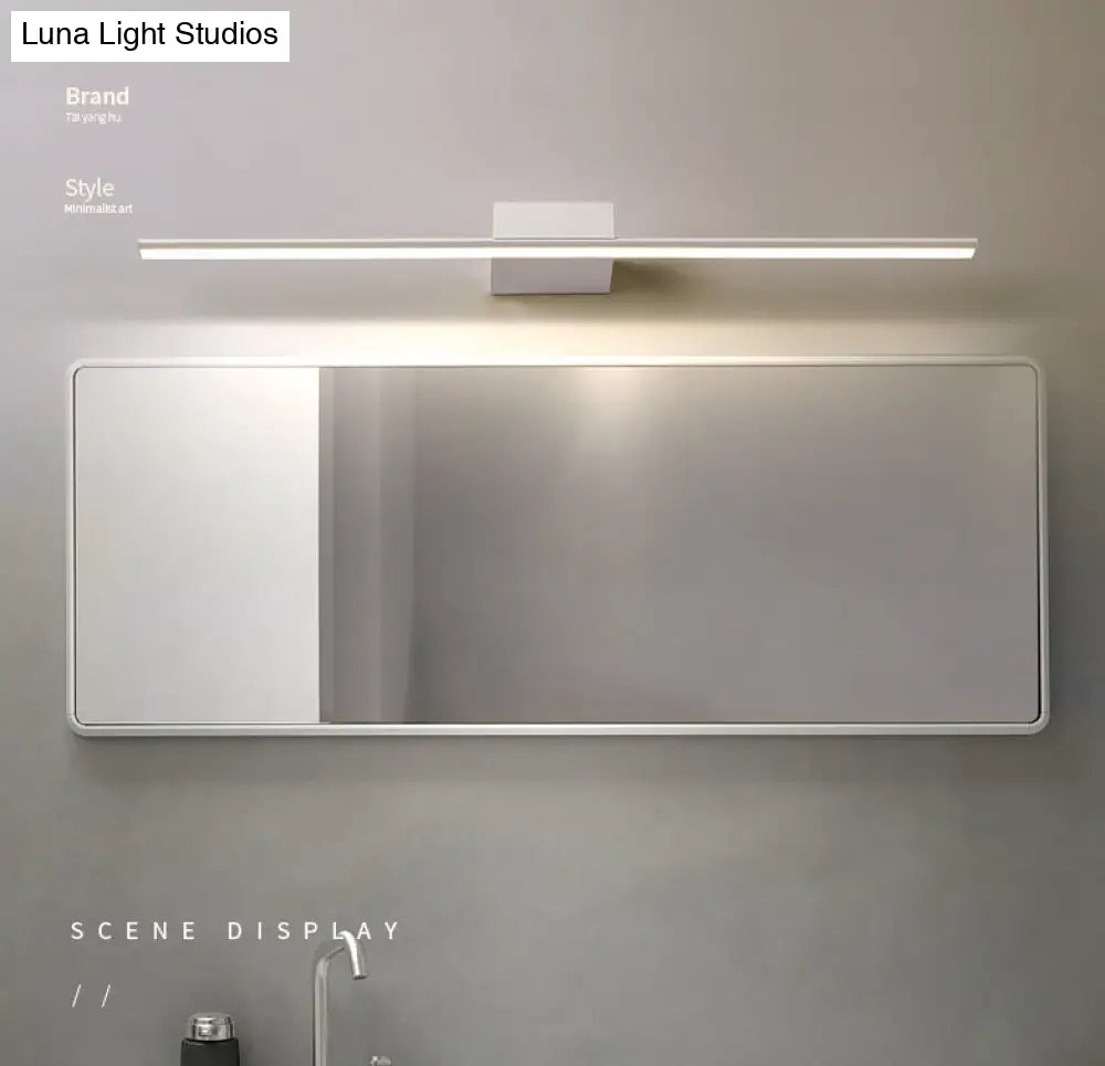 Modern Nordic Led Vanity Lamp For Bathroom - Wall Mounted Mirror Front