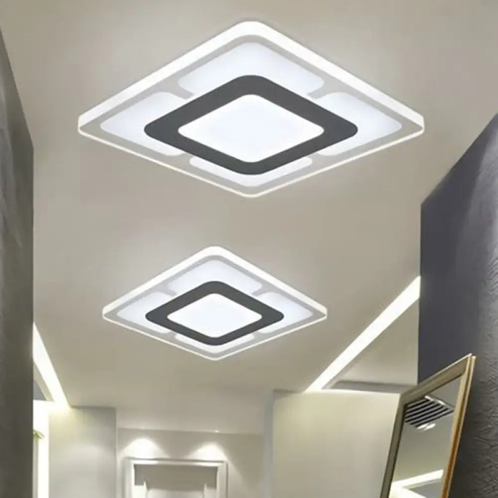 Modern Style Acrylic Led Flush Ceiling Light - Clear!
This Revised Title Maintains The Important