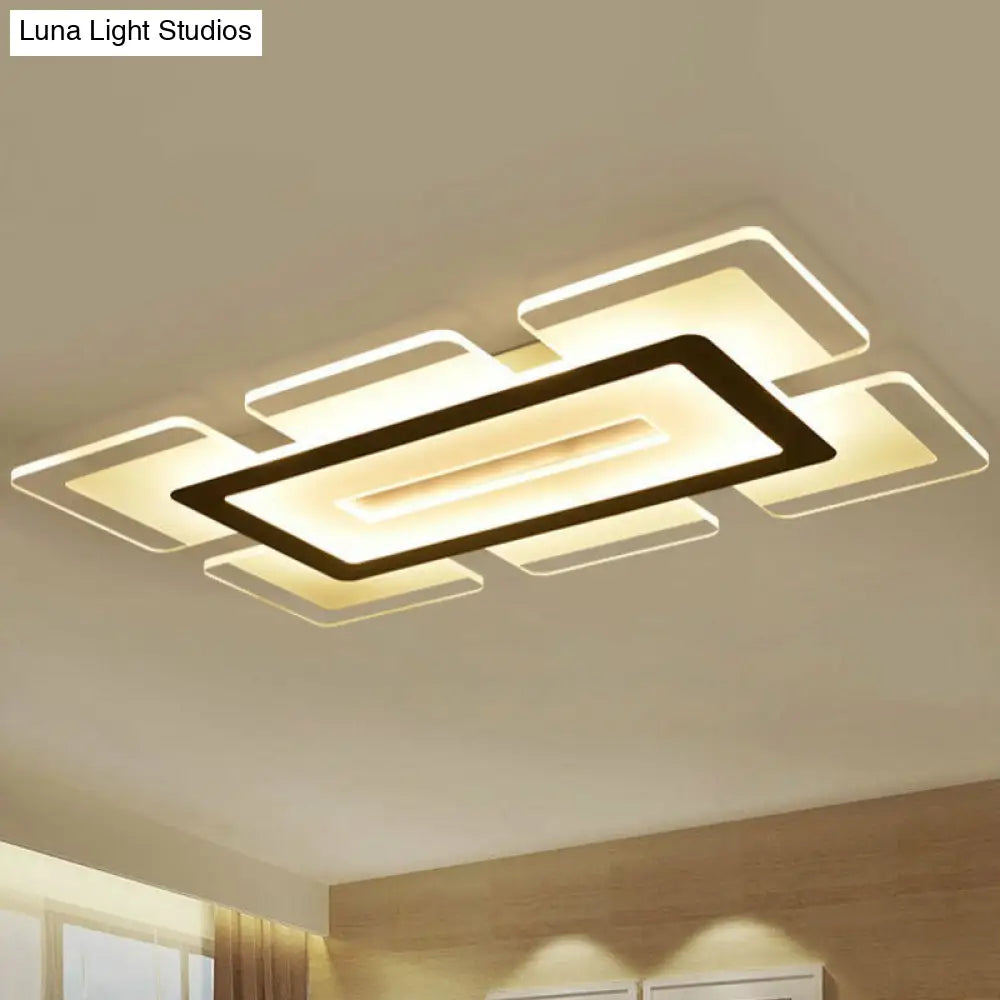 Modern Style Acrylic Led Flush Ceiling Light - Clear!
This Revised Title Maintains The Important
