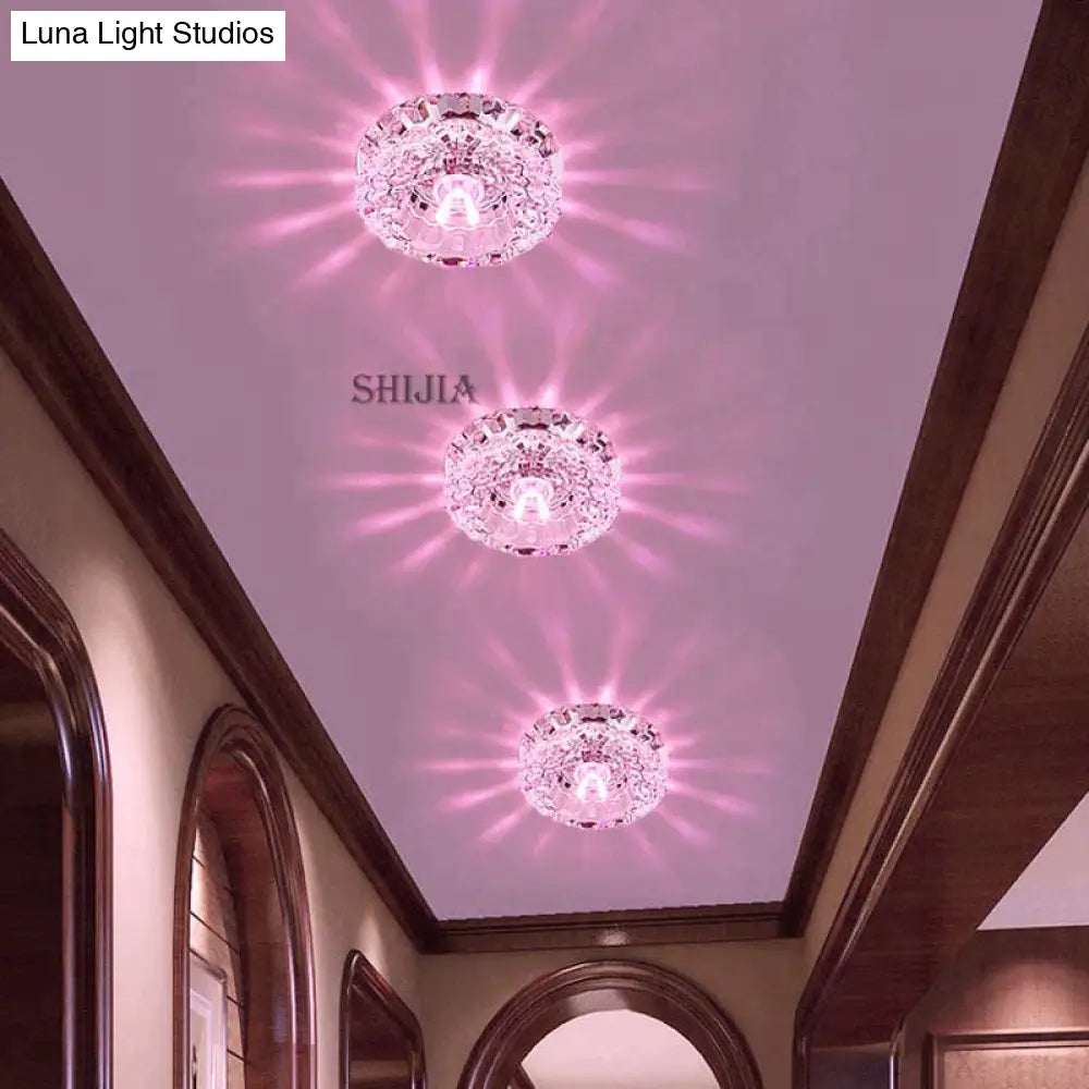 Nia - Flush Mount Small Led Ceiling Light For Art Gallery Decoration Front Balcony Lamp Porch Light