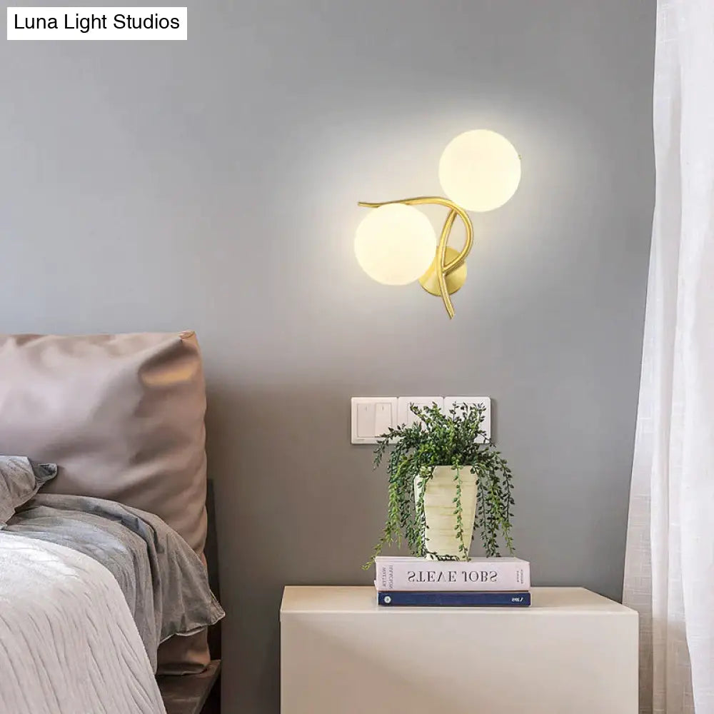 Nordic Minimalist Modern Living Room Corridor Bedroom Full Copper Wall Lamp Copper Wall Lamps