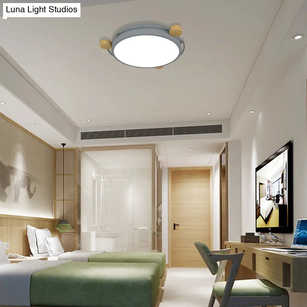 Nordic Orbital Led Ceiling Fixture - 16’/19.5’/23.5’ Wide Flush Mount Lamp In