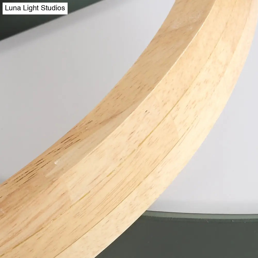 Nordic Style Acrylic Round Cake Light: Flush Mount Ceiling Light Perfect For Nursing Rooms