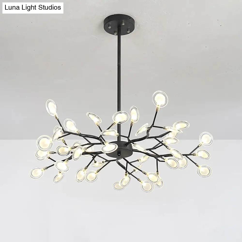 Simplicity Branch Firefly Led Pendant Light Fixture For Living Room
