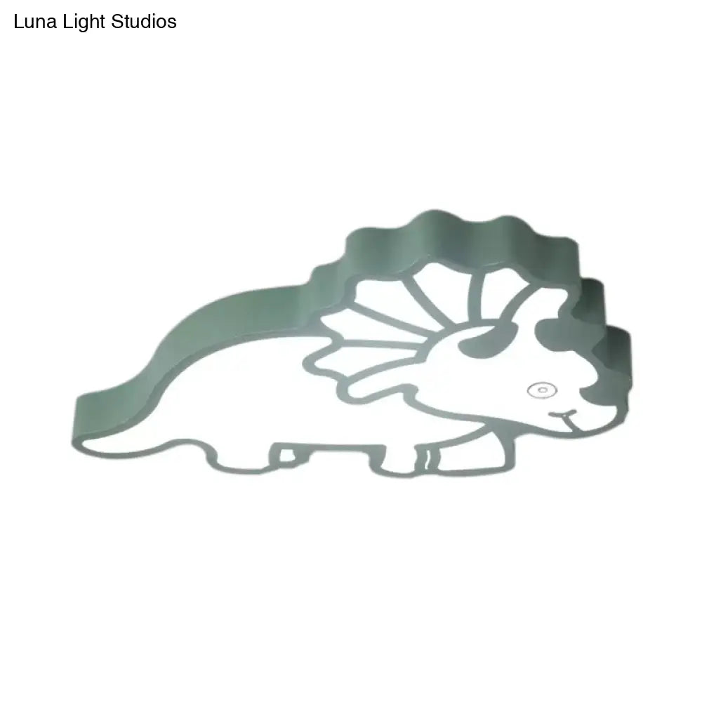 Spinosaurus Led Ceiling Light: Modern Acrylic Lamp For Child’s Bedroom