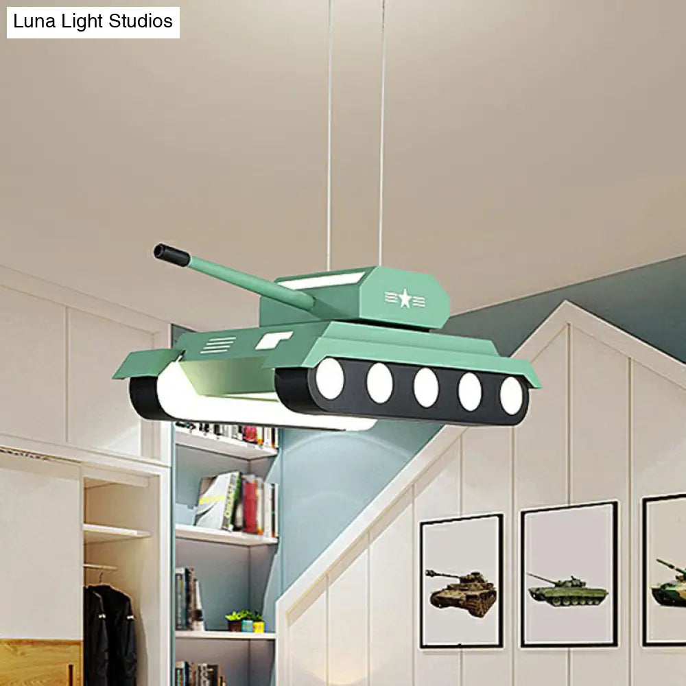 Tank Led Suspension Nursery Chandelier Modern Acrylic Lighting Fixture