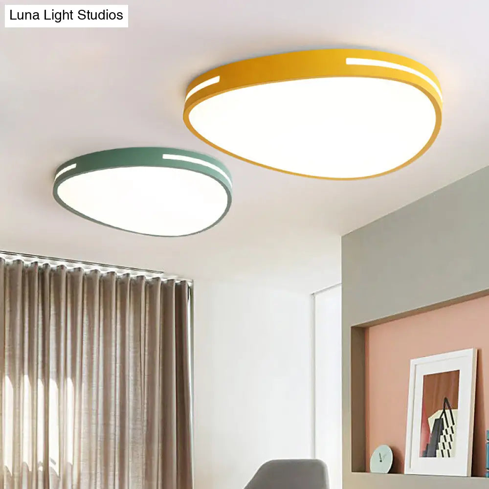 Teardrop Led Ceiling Light For Kindergarten And Bedroom - Nordic Style