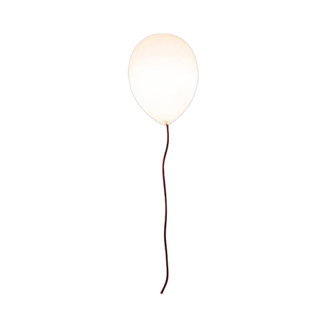 Contemporary White Balloon Shade Flush Mount Light With Opal Glass Ceiling Fixture - 8’/10’ W 1