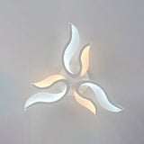 Modern Blossoming Led Flush Mount Light: 3/6/9-Light Acrylic Ceiling Fixture - Warm/White/Natural