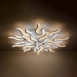 Modern Blossoming Led Flush Mount Light: 3/6/9-Light Acrylic Ceiling Fixture - Warm/White/Natural