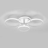 Acrylic Led Semi Flush Mount Ceiling Light In Warm/White With Simple Design - Available 4/6/8 Lights