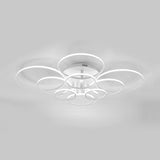 Acrylic Led Semi Flush Mount Ceiling Light In Warm/White With Simple Design - Available 4/6/8 Lights