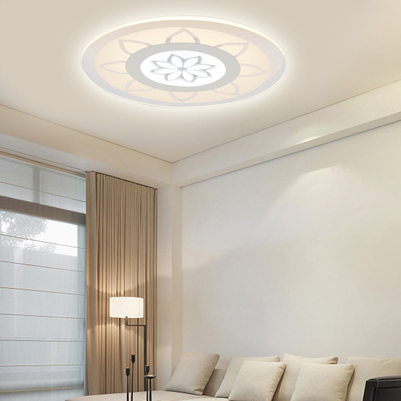 Blossom Acrylic Led Flushmount Ceiling Lamp In Warm/White 8/16.520.5 Wide