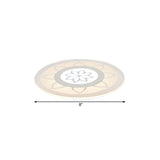 Blossom Acrylic Led Flushmount Ceiling Lamp In Warm/White 8/16.520.5 Wide