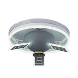 Modern Nordic Satellite Flush Mounted Ceiling Light In Grey - Led Acrylic Lamp For Kids