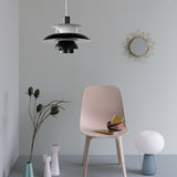 Macaron Style 3-Layer Pendant Light With Flared Shade - Aluminum 1 Black/Gray