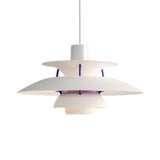 Macaron Style 3-Layer Pendant Light With Flared Shade - Aluminum 1 Black/Gray
