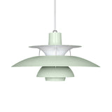 Macaron Style 3-Layer Pendant Light With Flared Shade - Aluminum 1 Black/Gray