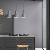 Macaron Loft Pendant Light - Metallic Cylinder Design Ideal For Meeting Rooms