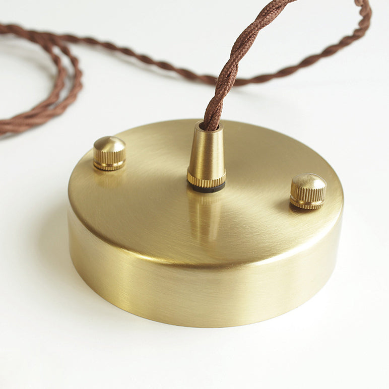 Stylish Oval Pendant Light With Brass Lamp Socket - Ideal For Cloth Shop