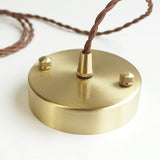 Stylish Oval Pendant Light With Brass Lamp Socket - Ideal For Cloth Shop