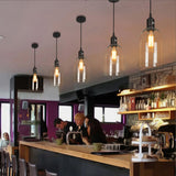 Black Glass Jug Pendant Ceiling Light - Modern 1-Light Hanging Lamp For Coffee Shops Clear