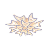Contemporary Ceiling Lamp With Led Leaves Acrylic Shade And Multiple Light Options