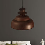 Bronze Double Bubble Pendant Light - Vintage Style For Indoor Spaces