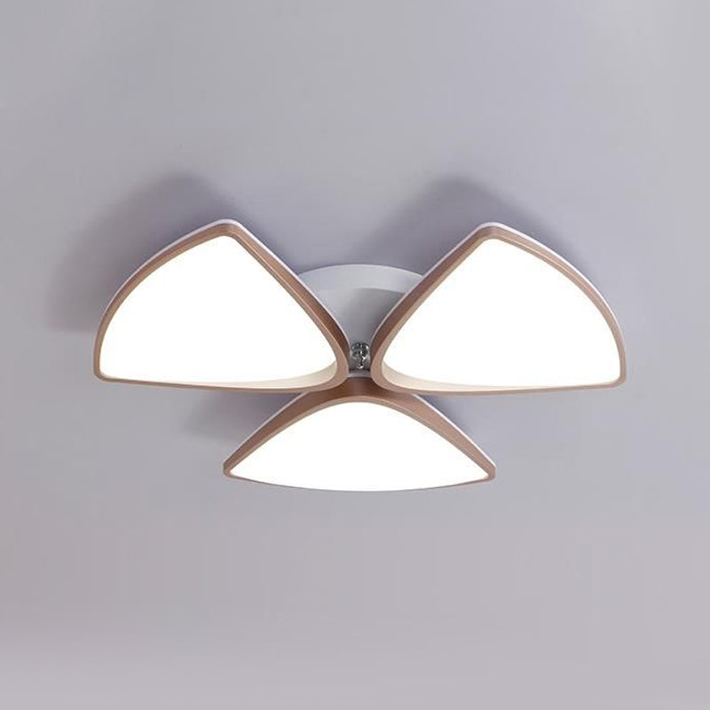Modern Acrylic Bedroom Ceiling Light Fixture 3/4/5 Heads In White With 3 Color Options