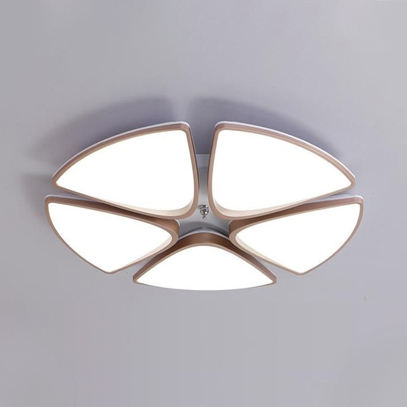 Modern Acrylic Bedroom Ceiling Light Fixture 3/4/5 Heads In White With 3 Color Options