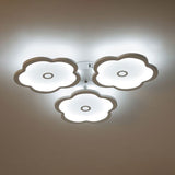 Modern Iron Acrylic Ceiling Lights - 3/6/9 Heads Unique Flower Design Indoor Lighting